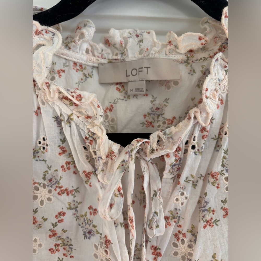 LOFT SET floral mini-skirt and top - Picture 3 of 5